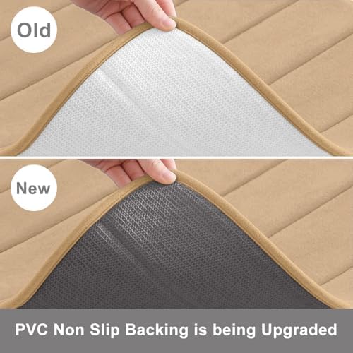Buganda Memory Foam Bath Mat 47 x 20, Ultra Soft Absorbent Bathroom Rugs