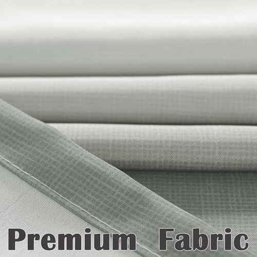 jinchan Ombre Cloudy Grey Shower Curtain for Bathroom 70x72 Inch 12 Hooks