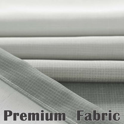 jinchan Ombre Cloudy Grey Shower Curtain for Bathroom 70x60 Inch 12 Hooks