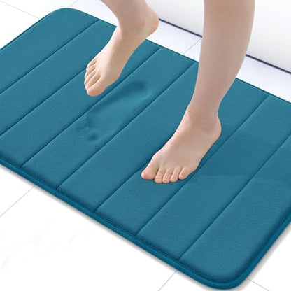 Buganda Memory Foam Bath Mat 24 x 16, Ultra Soft Absorbent Bathroom Rugs