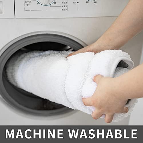 COSY HOMEER Non-Slip Bath Mats Extra Thick Absorbent Plush Washable