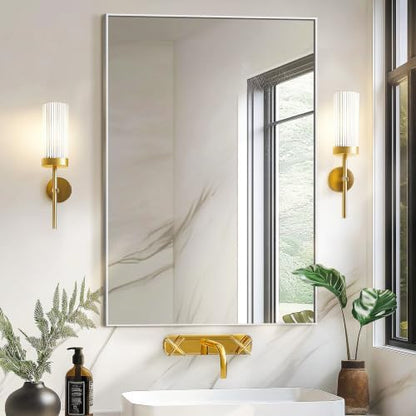 Bathroom Vanity Mirror for Wall, 24"x36" Bathroom Mirror for Over Sink