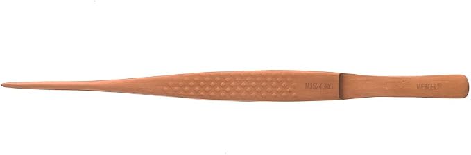 Mercer Culinary 18-8 Stainless Steel Precision Plus Chef Plating Tong, Fine Point, 6-1/8 Inch, Rose Gold