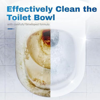Vacplus Toilet Bowl Cleaner Tablets, 30 Pack, Auto Bleach, New Packaging