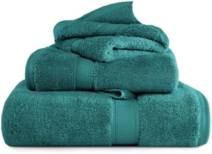 Superior Egyptian Cotton Ultra Plush & Absorbent, 3 Piece Set, Teal