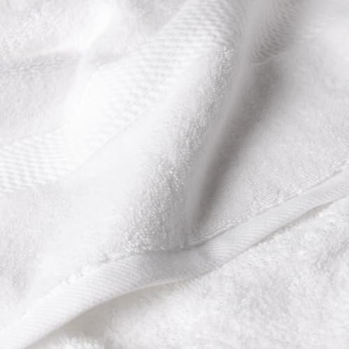 Superior Egyptian Cotton Plush & Absorbent, Bath Towel Set of 4, White