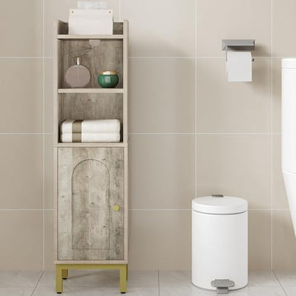 Hzuaneri Bathroom Storage Cabinet, Small Corner Floor Cabinet