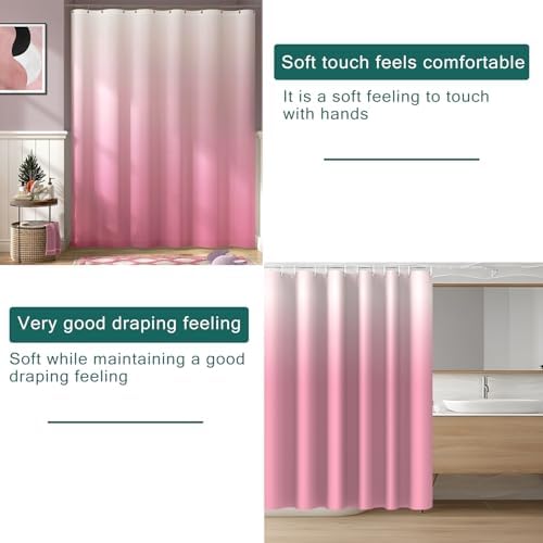 Shower Curtain Liner, 100% Waterproof Peva Shower Curtains with 3 Duty Heavy Bottom Magnets and 12 Rust Proof Grommets, 72x72 Weighted Shower Liner for Shower Stall, Bathtubs