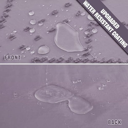 Siiluminisoy Extra Long Boho Shower Curtain with Tassels 72 x 90, Purple