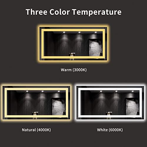 LOAAO 60X30 LED Bathroom Mirror with Lights, UL Listed