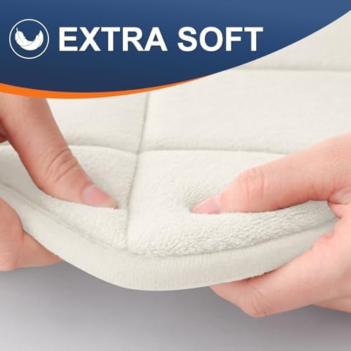 OLANLY Memory Foam Bath Mat 36x24, Ultra Soft and Absorbent Bathroom Rugs