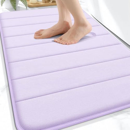 OLANLY Memory Foam Bath Mat 30x20, Super Soft and Absorbent Bathroom Rugs