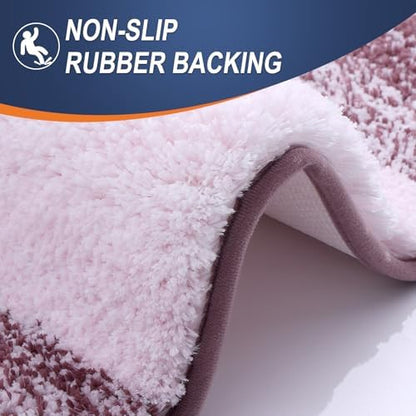 OLANLY Bathroom Rugs Mat 34x21, Extra Soft Absorbent Microfiber Bath Rugs