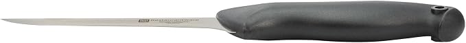 Restaurantware Sensei 6 Inch Boning Knife 1 With Colored Coded Pins Fillet Knife - High-Carbon Stain-Resistant Black German Steel Knife For Fish Ergonomic Handle For Fish Vegetables Or Entrees