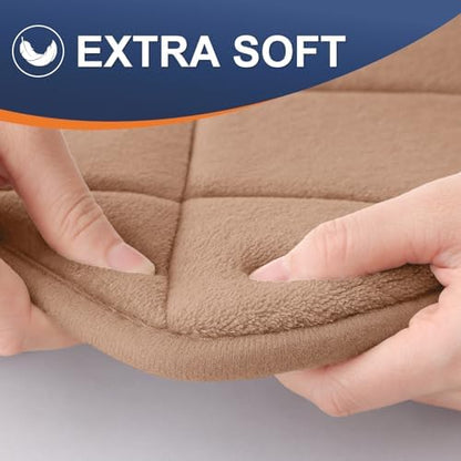 OLANLY Memory Foam Bath Mat 59x24, Ultra Soft and Absorbent Bathroom Rugs