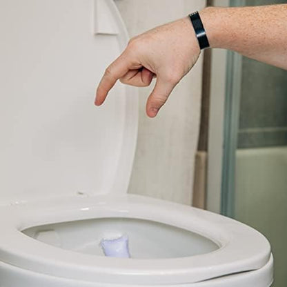 Camco TST MAX RV Toilet Treatment Drop-INs | Control Unwanted Odors and Break Down Waste and Tissue | Septic Tank Safe | Lavender Scent | 30-pack (41559)