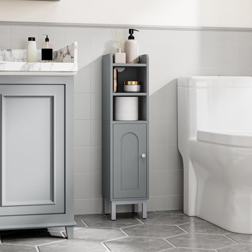 Hzuaneri Bathroom Storage Cabinet, Small Corner Floor Cabinet