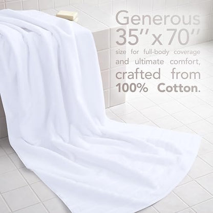 American Soft Linen 100% Cotton Luxury Turkish Towels, 35x70 XL Bath Sheet