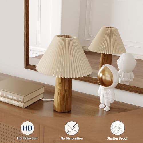 WEER Walnut Bathroom Vanity Mirror 55X30 Inch
