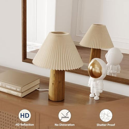 WEER Walnut Bathroom Vanity Mirror 55X30 Inch
