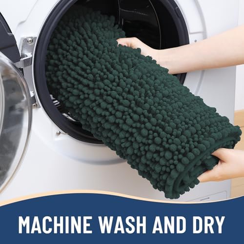 Arotive Bathroom Rugs Mat 44x24, Soft Absorbent Chenille Shaggy Bath Mat