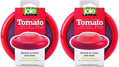 MSC International Joie Fresh Stretch Pod for Tomatoes, LFGB Approved, One Size, Red- 2 Pack