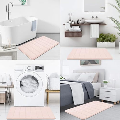 Buganda Memory Foam Bath Mat 35.4 x 24, Ultra Soft Absorbent Bathroom Rugs