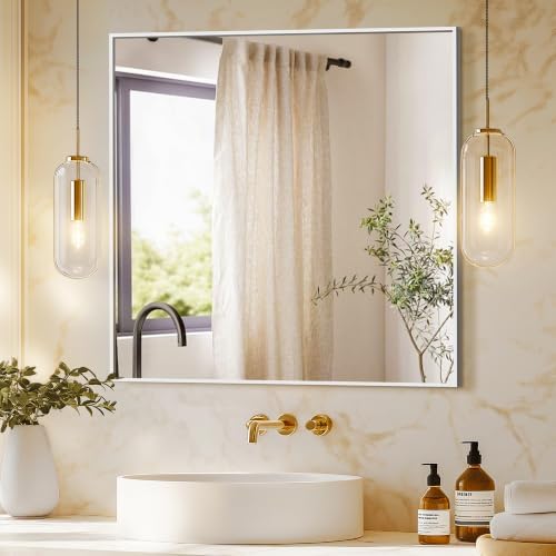 Bathroom Vanity Mirror for Wall, 30"x30" Bathroom Mirror for Over Sink