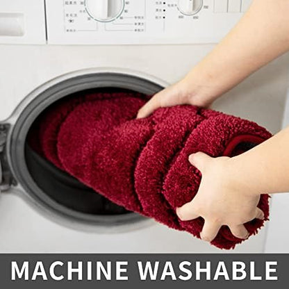 COSY HOMEER Non-Slip Bath Mats Extra Thick Absorbent Plush Washable