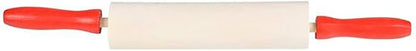 Mini Wood Rolling 7.5 Inch 12-Pack Rolling Pin for Play Dough For Little Bakers, With Red Handles Arts and Crafts Clay Roller, 7.5" (Pack of 12)