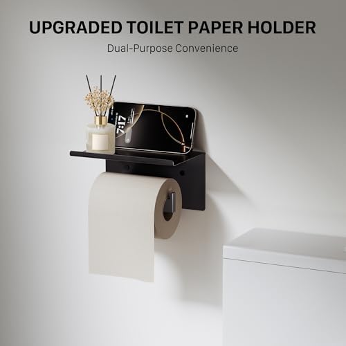 20-Piece 23.6 Inch Matte Black Bathroom Hardware Accessories Set