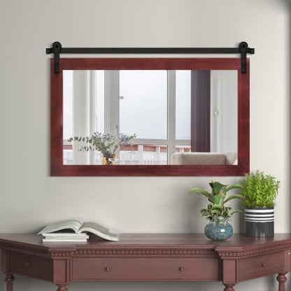 COGOOD Farmhouse Bathroom Mirrors for Over Sink - 30 x 41 Espresso