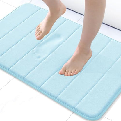 Buganda Memory Foam Bath Mat 30 x 20, Ultra Soft Absorbent Bathroom Rugs