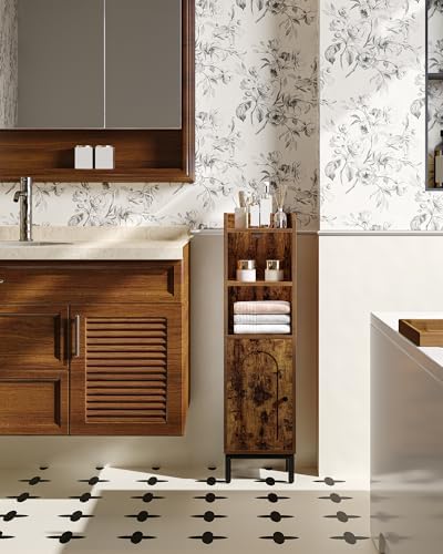 Hzuaneri Bathroom Storage Cabinet, Small Corner Floor Cabinet