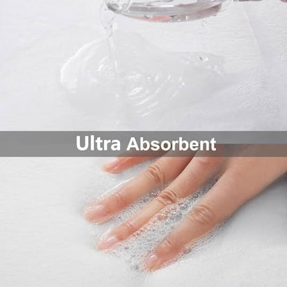 Buganda Memory Foam Bath Mat 40 x 32, Ultra Soft Absorbent Bathroom Rugs