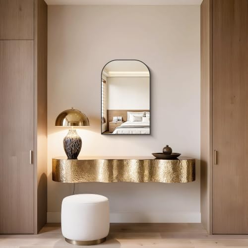 YIROMAN Bathroom Mirrors for Over Sink,16"x24" Black Bathroom Vanity Mirror