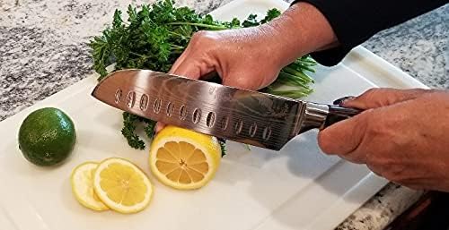 D & G SALES, LLC 8 Piece Kitchen Chef Knife Set - High Carbon Stainless Steel
