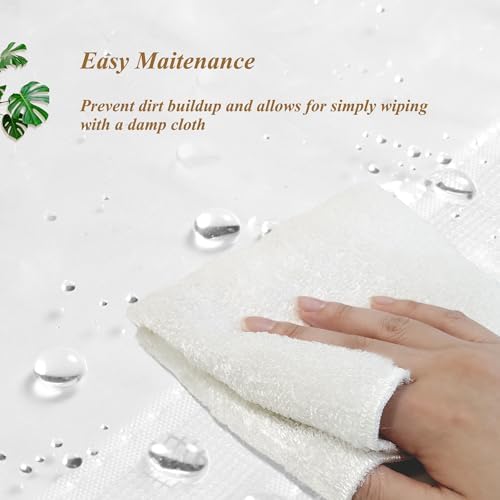 Mrs Awesome 54x72 Stall Size Shower Curtain Liner Clear