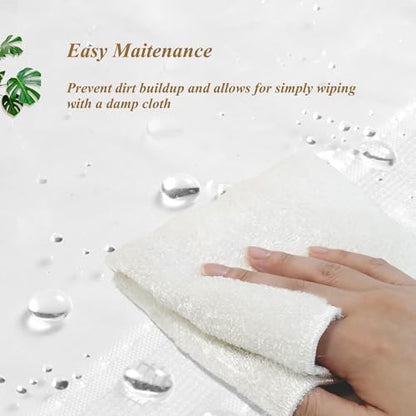 Mrs Awesome 54x72 Stall Size Shower Curtain Liner Clear
