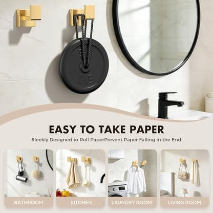 20-Pieces Gold Bathroom Accessories Set, 24 Inch Towel Bar Set