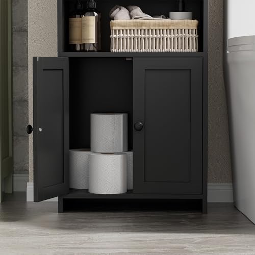 Homhedy Small Bathroom Storage Cabinet, Toilet Paper Storage Cabinet
