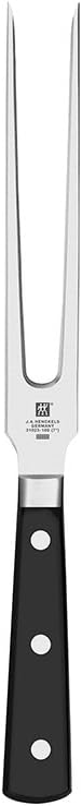 ZWILLING Pro 2-Piece Razor-Sharp German Carving Knife And Fork Set, Made in Company-Owned German Factory with Special Formula Steel perfected for almost 300 Years, Dishwasher Safe