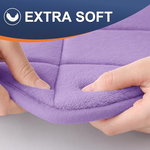 OLANLY Memory Foam Bath Mat 59x24, Ultra Soft and Absorbent Bathroom Rugs