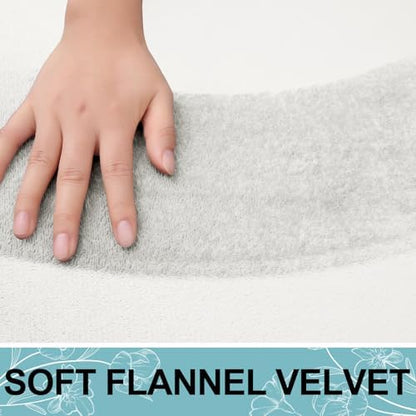 Smiry Memory Foam Bath Mat 30x20, Extra Soft and Absorbent Bathroom Rugs