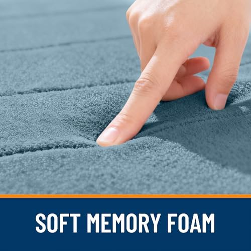 OLANLY Memory Foam Long Bathroom Rugs Runner 59x24, Super Soft Absorbent