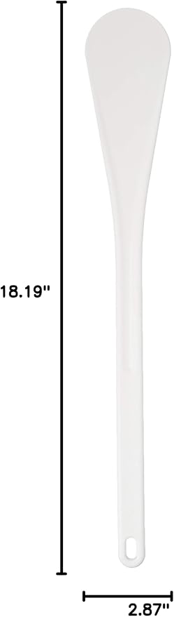 Mercer Culinary Hell's Tools Hi-Heat Spootensil Chef Pastry Spatula, 19.75 Inch, White, 46.2 x 7.3 x 1.3 cm