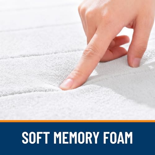 OLANLY Memory Foam Long Bathroom Rugs Runner 47x17, Super Soft Absorbent