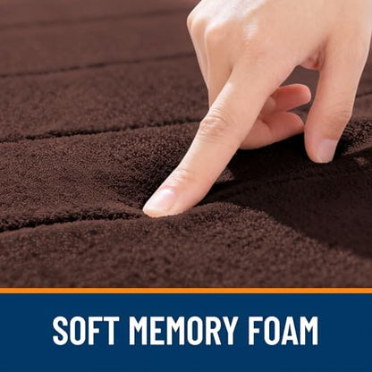 OLANLY Memory Foam Long Bathroom Rugs Runner 70x24, Super Soft Absorbent
