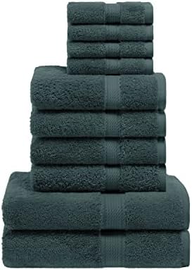 SUPERIOR Egyptian Cotton Ultra Plush & Absorbent, 10 Piece Set, Teal