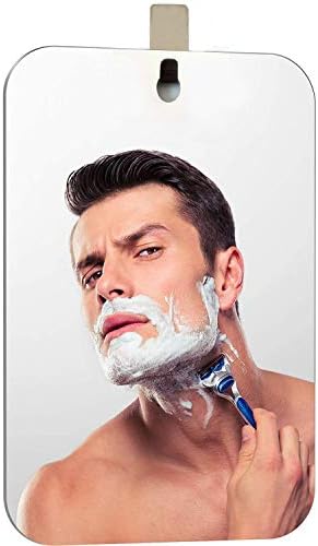 APHUIME Large Fogless Shower Mirror, Anit-Fog Shaving Mirror with Hook